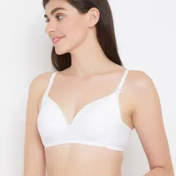 Clovia White Non Wired Padded Maternity Bra image 4