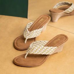Inc.5 Women's Beige Thong Wedges-picture-33