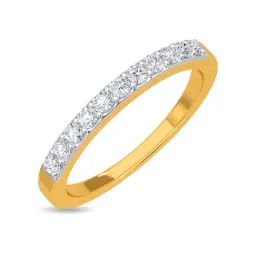 Kisna Diamond & Gold Jewellery Wendy 18k (750) Diamond & Gold Ring For Women-image-59