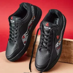 Duke Men's Black Casual Sneakers image 1