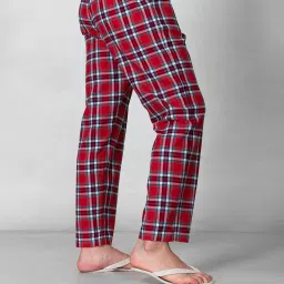 The Calm Collective Red Checks Pyjamas image 3