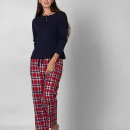 The Calm Collective Red Checks Pyjamas image 4