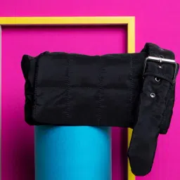 HauteSauce Black Quilted Medium Handheld Handbag-picture-37