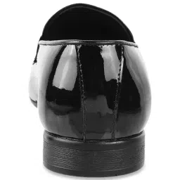 Mochi Men's Black Casual Loafers image 5