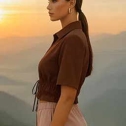 don't be basic Crop Top image 3