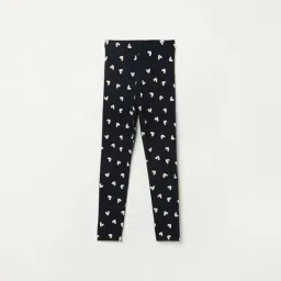 Fame Forever by Lifestyle Girls Navy Printed Leggings-picture-37