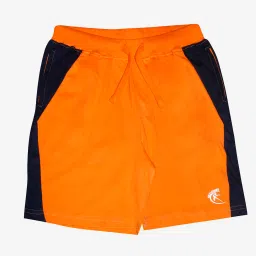 Kiddopanti Kids Orange & Royal Blue Color Block Shorts (Pack Of 2) image 4