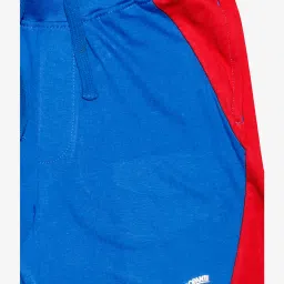 Kiddopanti Kids Orange & Royal Blue Color Block Shorts (Pack Of 2) image 5