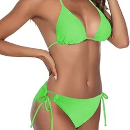 RECENT FASHION Halter Neck 2-Piece Bikini Set image 5