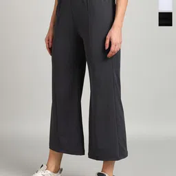 PAAVKI Pack Of 3 Loose-Fit Mid-Rise Trousers-picture-21