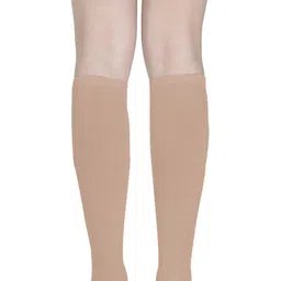 MUKHAKSH Unisex Beige Socks image 3