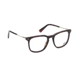 Web Eyewear Brown Square Eye Frames for Men image 4