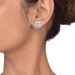 DZINETRENDZ Square Studs Earrings image 2