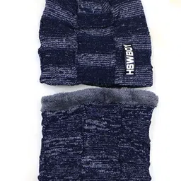 Alexvyan Men Wind Proof Wool Thermal Cap & Scarf image 3