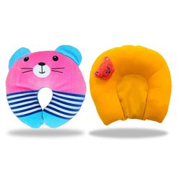 Chinmay Kids Polyester Fibre Toons & Characters Baby Pillow Pack of 2  (Pink & Yellow)-image-5