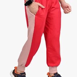 BAESD Pack Of 2 Boys Colourblocked Regular Fit Joggers image 3