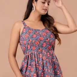 Rangun Floral Print Top image 4