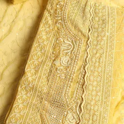 Meena Bazaar Floral Embroidered Beads And Stones Georgette Unstitched Dress Material-picture-24