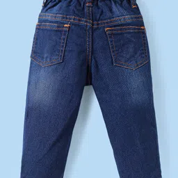 Babyhug Woven Full Sleeves Checkered 3 Piece Party Suit with Bow - Mustard image 4