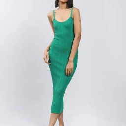 Label Ritu Kumar Green Bodycon Dress-picture-20