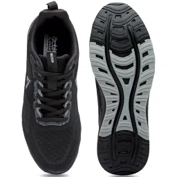 Action Men's Black Running Shoes image 4