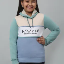 Cantabil Kids Sky Blue Color Block Full Sleeves Sweatshirt-image-90