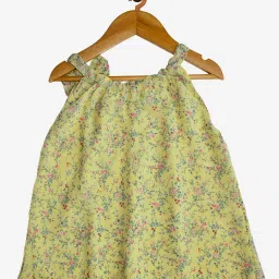 Kiddopanti Kids Light Yellow Printed Top image 2