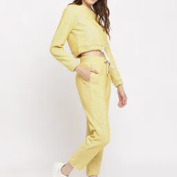 Latin Quarters Yellow Full Length Sweatshirt With Pants image 4
