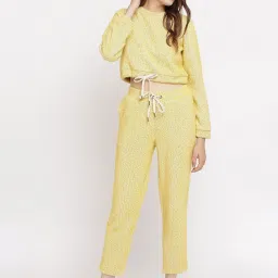 Latin Quarters Yellow Full Length Sweatshirt With Pants image 5