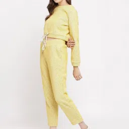Latin Quarters Yellow Full Length Sweatshirt With Pants image 3