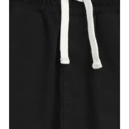 lil tomatoes Li'l Tomatoes Kids Black Solid Joggers image 3