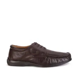 Bata Men's Brown Derby Shoes-image-67