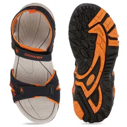 Bata Kids Blue & Orange Floater Sandals image 4