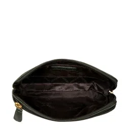 Hidesign Ecom Ee Paola W1 Rf Snake Emer Green Leather Textured Pouch image 4