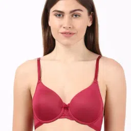 Jockey Red Lace Full Coverage T-Shirt Bra-picture-14