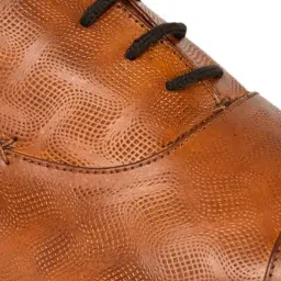 Ruosh Men's Tan Oxford Shoes image 4