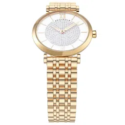 Aries Gold L 5042 G-W The Draliet Crystal Analog Watch for Women image 4