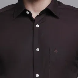 Cantabil Wine Regular Fit Shirt image 4