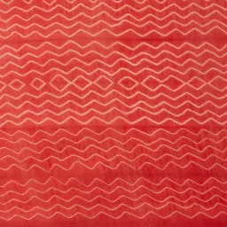 Taneira Red & Brown Shibori Print Saree With Unstitched Blouse image 4