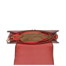 Sugarush Katrine Red Solid Medium Satchel Handbag image 4