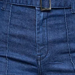 AND Blue Blended Flared Fit Mid Rise Jeans image 5