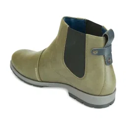 ID Men's Olive Green Chelsea Boots image 4