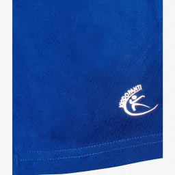 Kiddopanti Kids Royal Blue Solid Shorts image 3