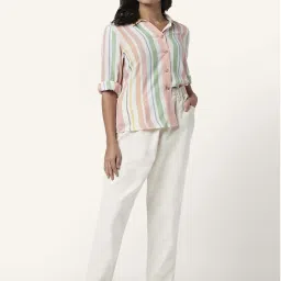 Honey by Pantaloons Multicolored Striped Shirt image 4