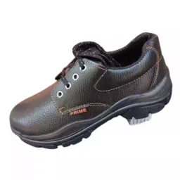 PRIME Steel Toe Safety Shoes Leather Low Ankle Size UK 8 Black, Fiar-picture-38