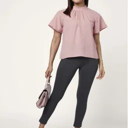 Annabelle by Pantaloons Dusty Pink Regular Fit Top image 4