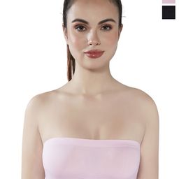 PLUMBURY Bandeau Bra Full Coverage   pl-tube-22301833-bl/lpink-s-picture-2