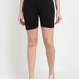 Gracit Black & White Cotton Sports Shorts - Pack Of 3 image 2