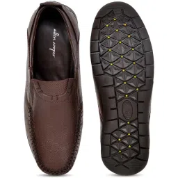 Allen Cooper Men's Brown Casual Slip-Ons image 3