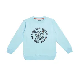 lil tomatoes Li'l Tomatoes Kids Blue Graphic Print Sweatshirt image 1